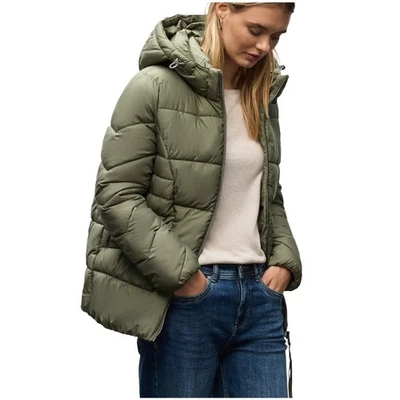 Street One Damen Steppjacke im sportiven Look Kapuze mit Tunnelzug gefüttert - Bild 1 von 3