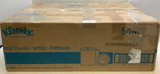 KIMBERLY CLARK 54471 Kleenex Premium Roll Towel, White, 6 Rolls, Free Shipping!!