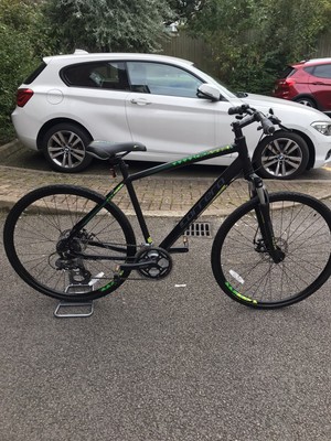 carrera crossfire 2 mens hybrid bike 2019