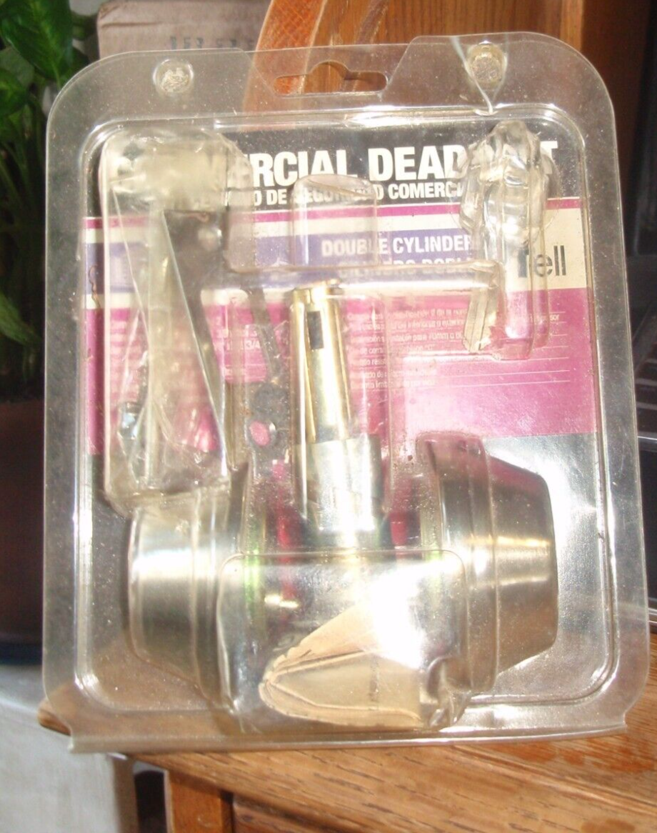 Tell Commercial Stainless Steel Double Cylinder Deadbolt CL500056New