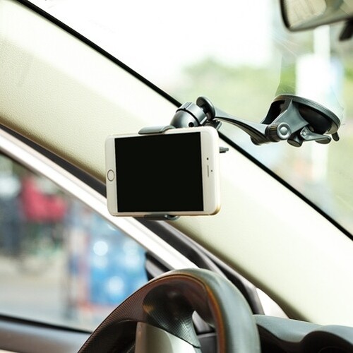 For Samsung Galaxy A13/A14/A15/A16 - Dash Car Mount Windshield Holder Cradle - 第 5/6 張圖片