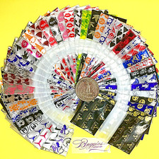 BaggiesSince1987 - 15125 Zip Seal Design Bags METALLIC 40 D MIX 100, Details