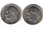 2010-P + D Uncirculated Roosevelt Dimes Both Business Types!