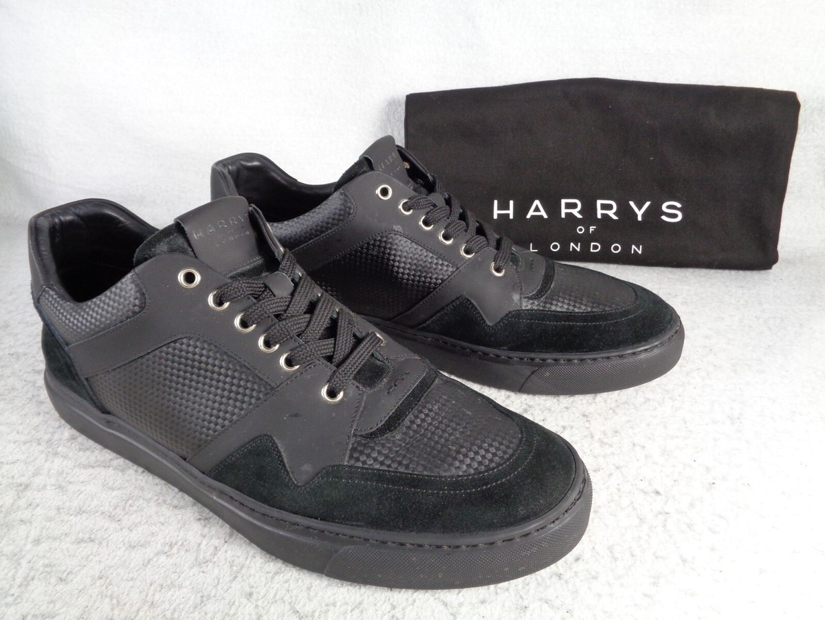 Harrys London Leather Suede Trainers Athleisure Sneakers Mens US