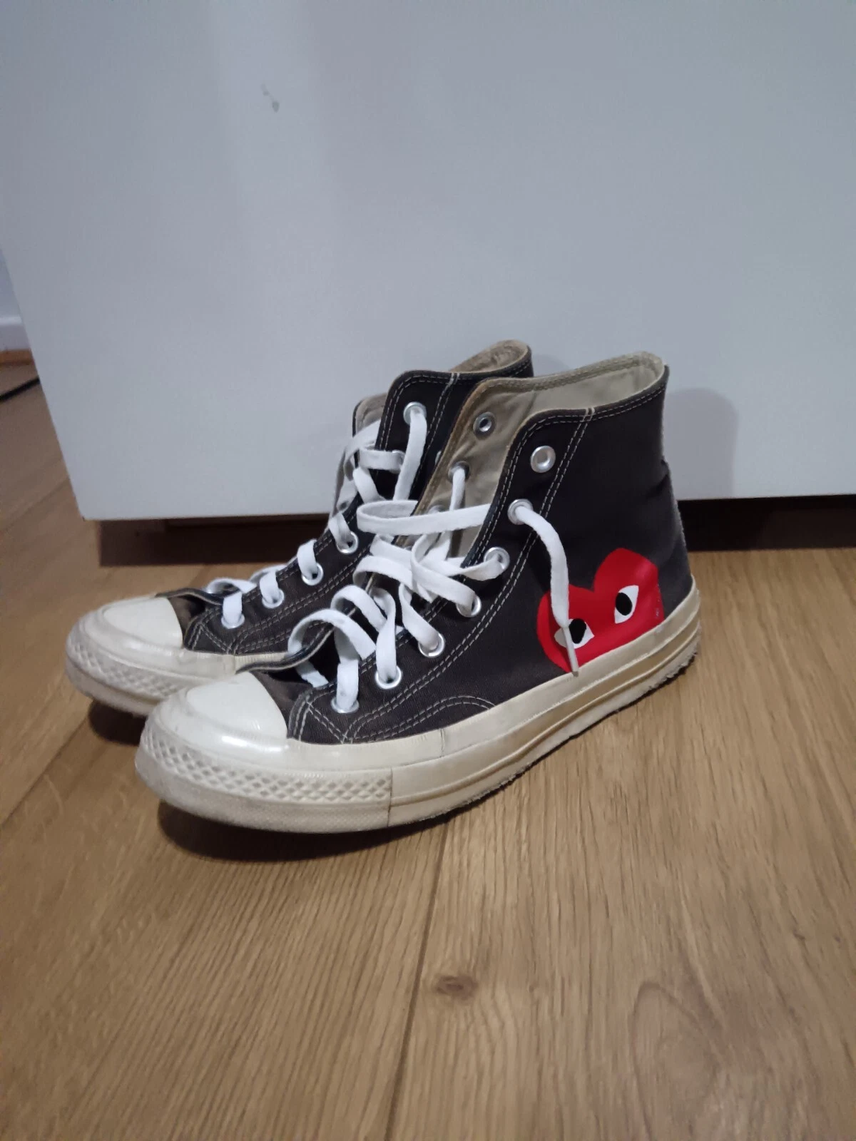 Scarpe da ginnastica alte Converse Comme Des Garçons Play Chuck Taylor taglia UK 6 Allstar