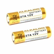 2PCS 27A 12V dry alkaline battery for doorbell,car alarm,walkman,car remote