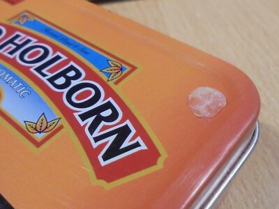 how much is old holborn tobacco OLD HOLBORN AROMATIC CIGARETTES TOBACCO ADVERTISIGN TIN BOX EMPTY