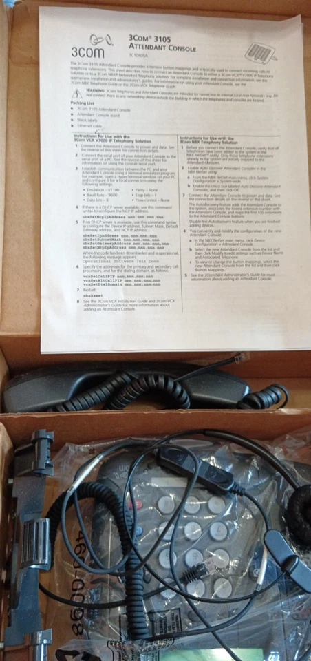 TELEFONO  NUOVO  TELECOM , CON CUFFIA ed ALTRI ACCESSORI  ....  MAI  USATO. Foto 2 de 3