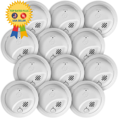 First Alert SMI100-AC, Hardwire Interconnect Smoke Alarm with 12-Pack, White 