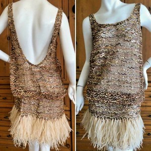 marc jacobs feather dress