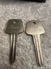 Lot Of 2 New VINTAGE KEY BLANK HONDA  TAYLOR X51 ILCO X51 Austin Uncut Locksmith