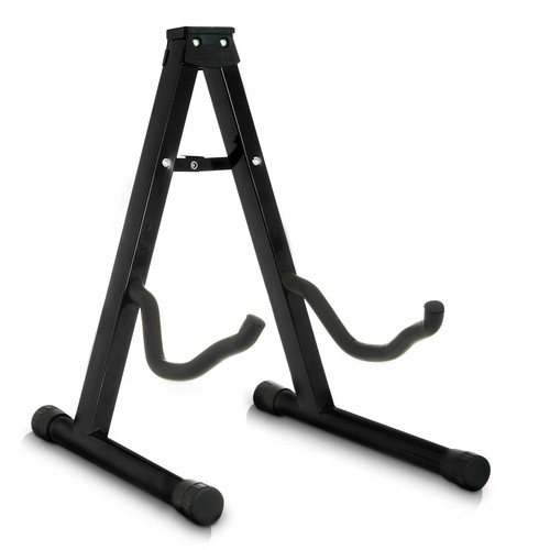 Metal Folding Guitar Stand Electric Music Acoustic Free Standing A Frame Stand - Picture 11 of 15