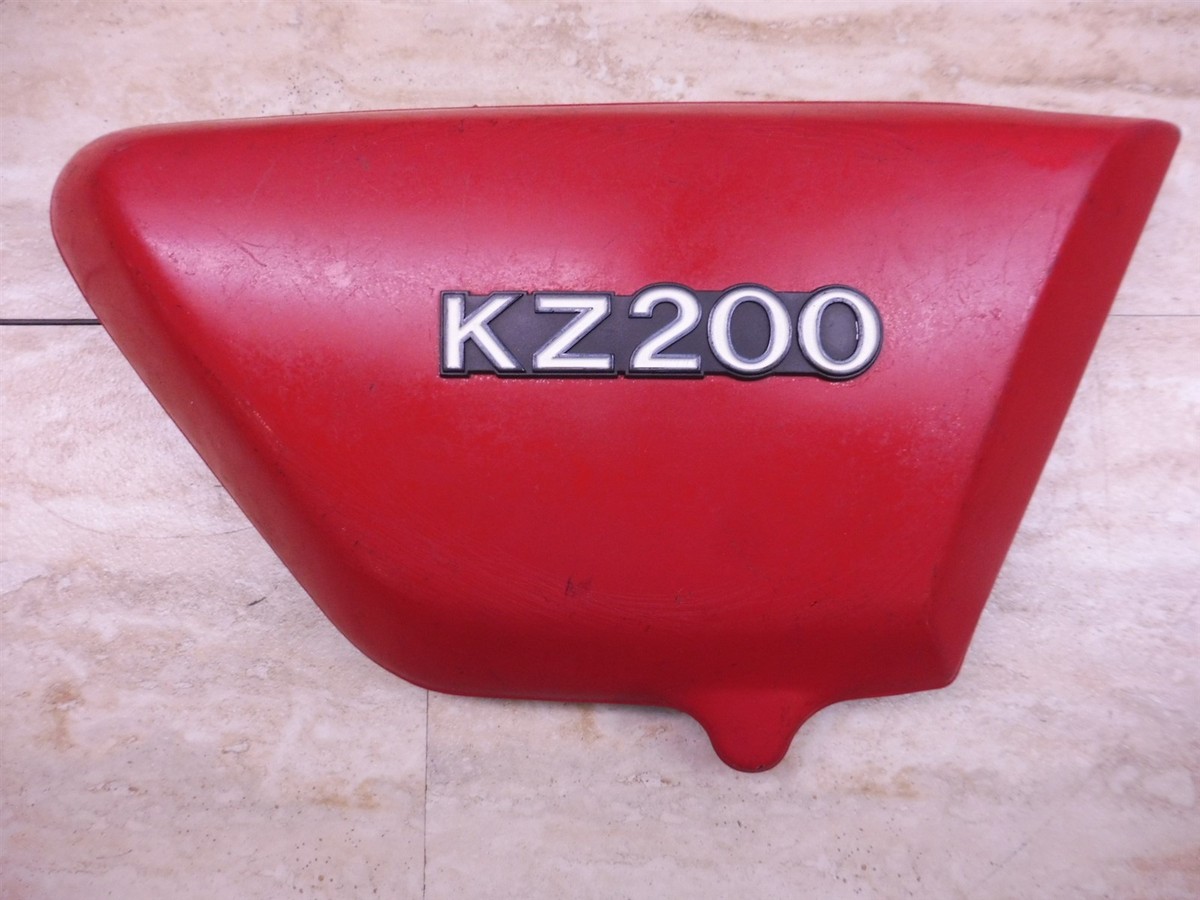 初版分 1978-79 Kawasaki KZ200 Z200 Right Side Cover #36001-1048 PL166+ | eBay