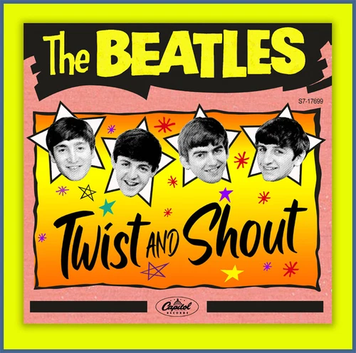 The Beatles Twist And Shout 45 Pic Sleeve NO RECORD - Colored Vinyl Series