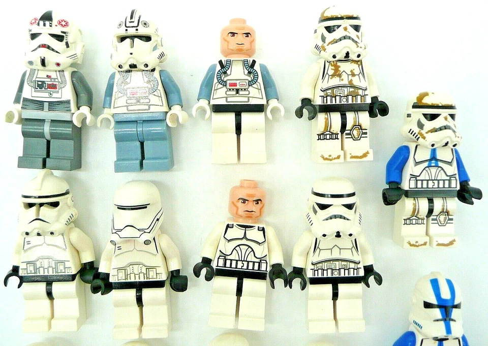 LEGO Star Wars Mixed Trooper Mini Figures Lot - Clone Stormtroopers 501st Legion - Image 2 of 4