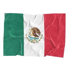 New 3  x5  Polyester MEXICO FLAG Mexican Country Soccer Outdoor Banner Grommets
