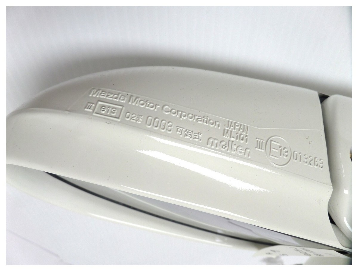 Genuine Mazda Mirror Left and Righ Side White Pearl 1995-1997
