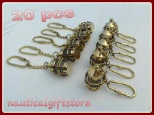 Lot Of 20 Pcs Brass Key Chain Lamp Gift maritime Polish Finish Gift Item