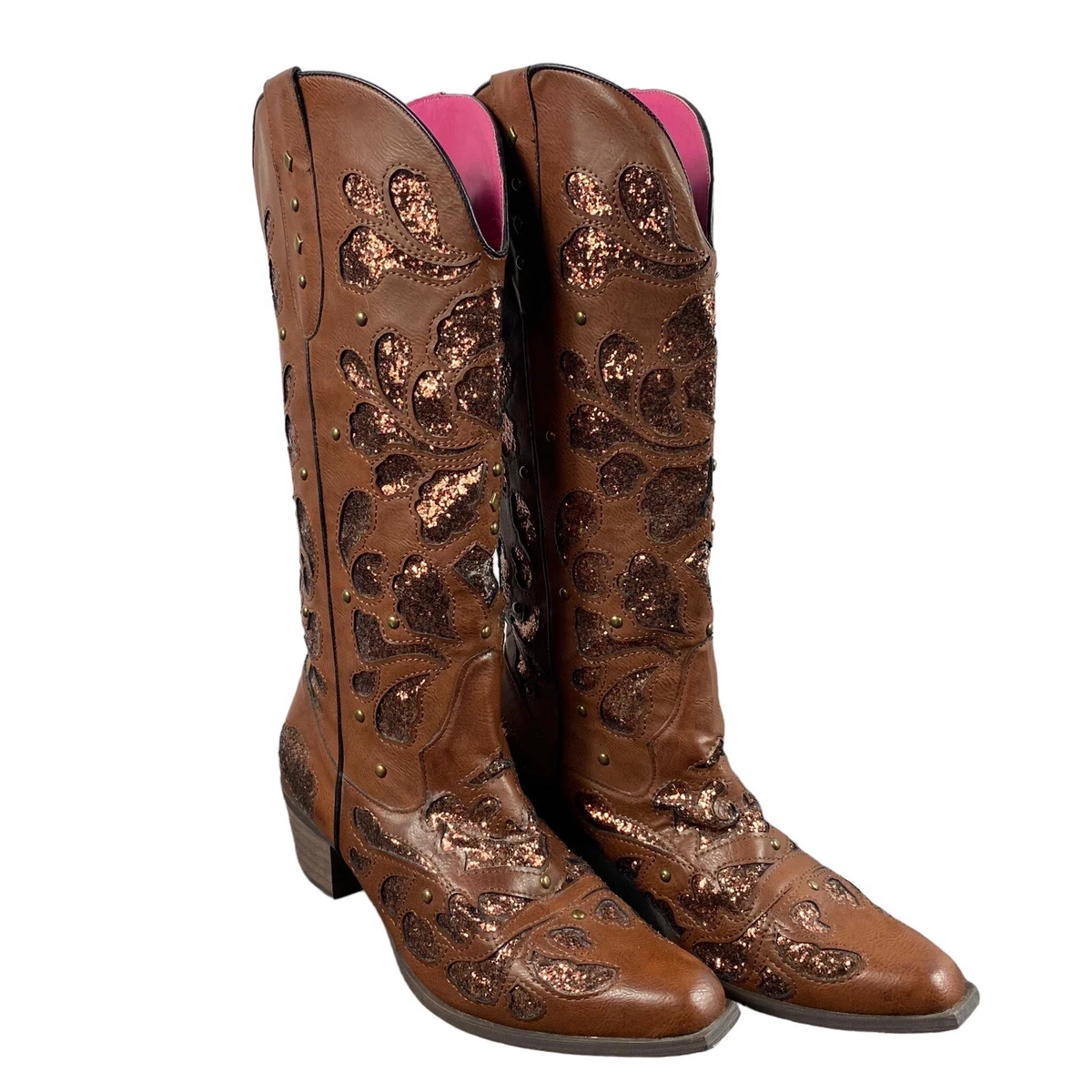 Gone country glitter best sale boots