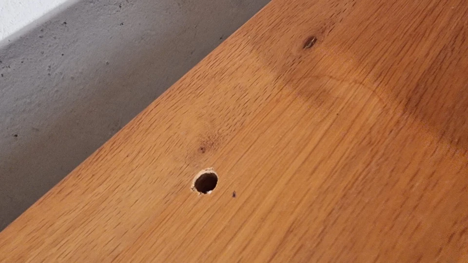 Schreibtisch Massivholz TOP sehr stabil - Bild 3 von 4