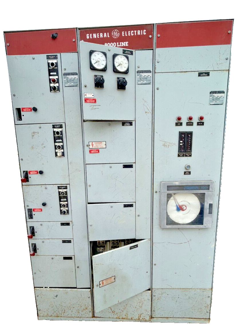GENERAL ELECTRIC 8000 LINE 600A 480V 3PH 4W MOTOR CONTROL CENTER eBay