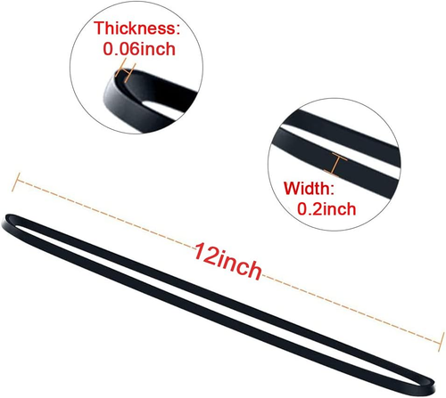 Gummibänder Mülleimerbänder schwarz 12 Zoll groß 35 Stück Gummibänder passend für 8 - Bild 2 von 12
