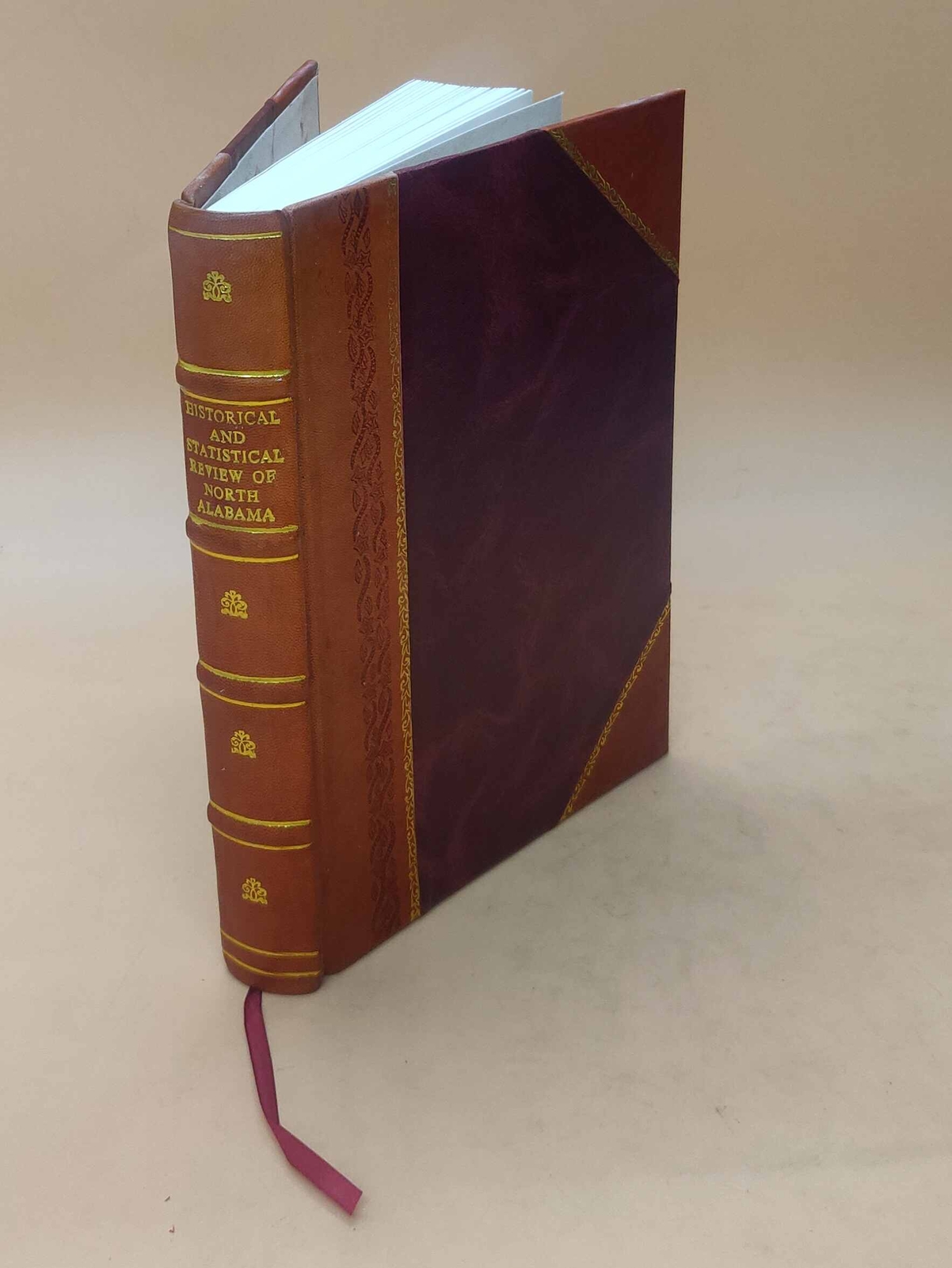 Vintage Leather-Bound Historical Statistical Review & Shipping Guide