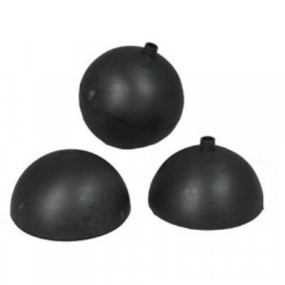 25 Sets of 1'' Black Plastic Ball Shells US Seller