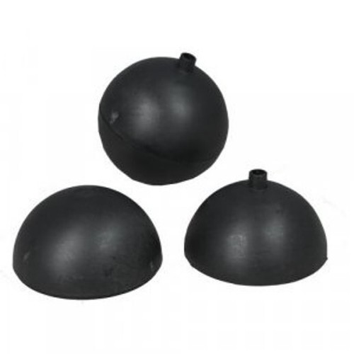 10 Sets of 2-1/2" Black Plastic Ball Shells US Seller - Picture 1 of 1