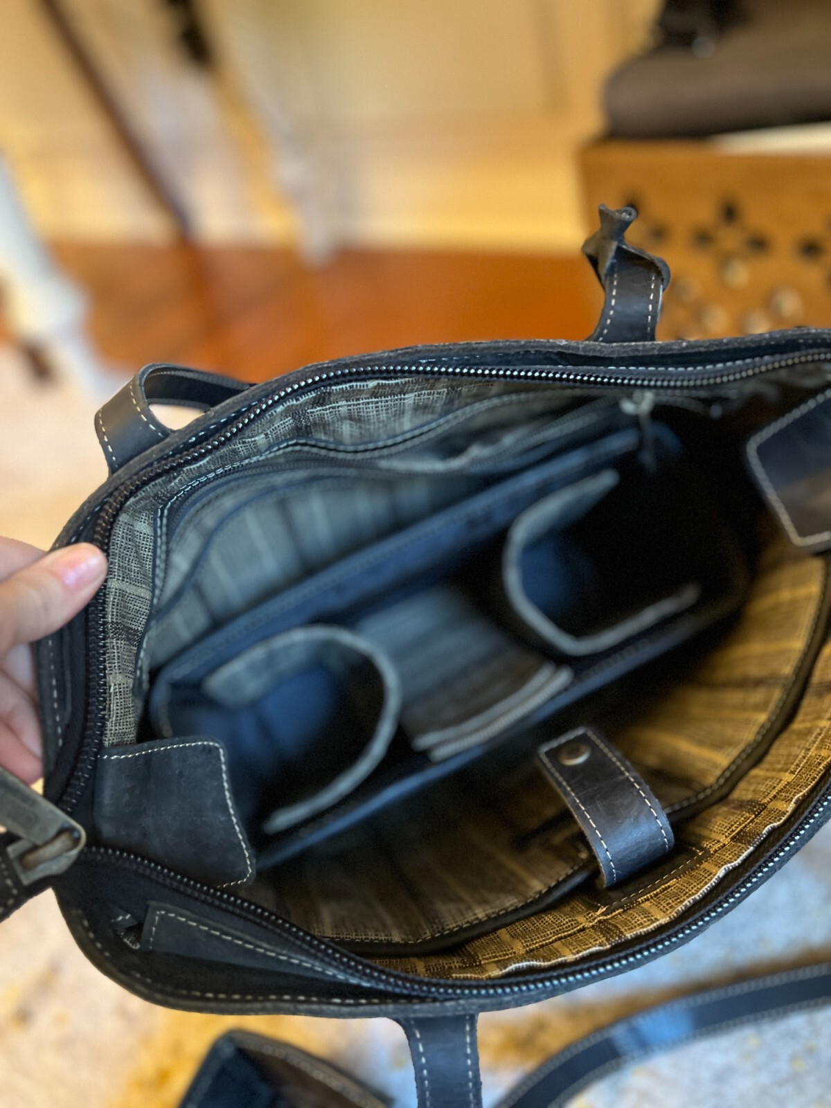 Gillis London shopper camera bag Black Gem