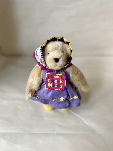 Muffy VanderBear CHECK MATES Plüschbär in eleganten Bandana Schuhen 1995