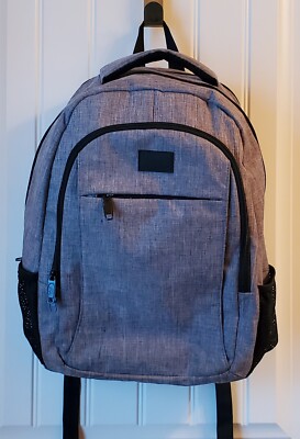 Matein Men's 15.6'' Travel Laptop Backpack Anti-Theft School Bag USB Port- Gray