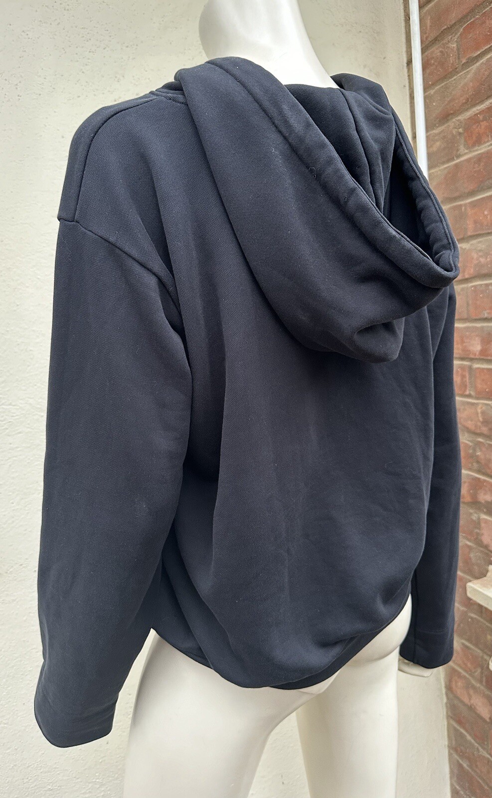 Moschino Couture Black Hoodie Jumper Sweater Cotton Bear Italy Size IT 44 M 10🦨