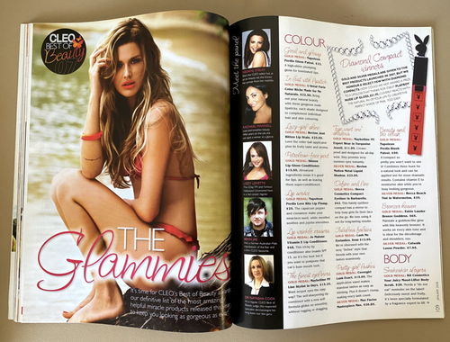 Revista Cleo enero 2008 Kate Moss Kristy Hinze Britney Spears Delta Goodrem - Imagen 14 de 23