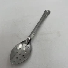 Vtg 13" Vollrath Industrial Slotted Spoon 46982 Strainer Stainles Steel Skimmer