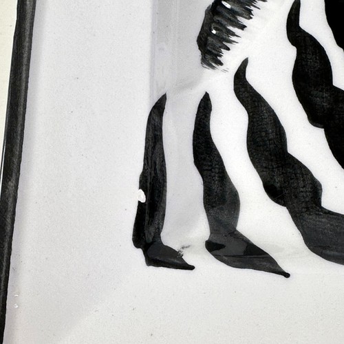 Fitz & Floyd Zebra Plate 1975 - Picture 4 of 7
