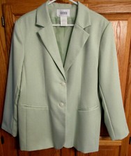Cricket Lane Collection Mint Green Blazer Jacket Size 16 EXCELLENT CONDITION