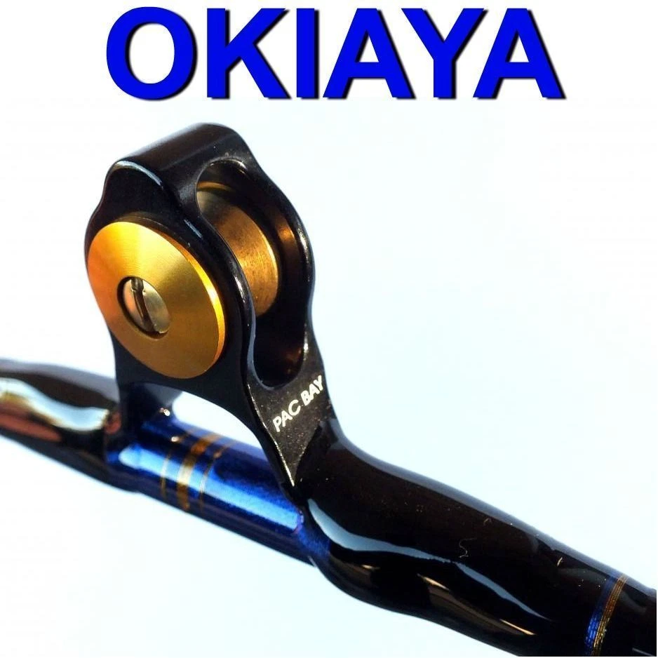 OKIAYA Venom-Pro Caída Profunda Doblada Butt Pac Bay Punta Giratoria Varilla de Carbono 80-160LB Foto 4 de 4