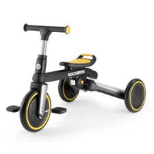 ROCKBROS Balance Bike Toddler Tricycle 3in1 for 2 to 5 Years Old Kids Foldable