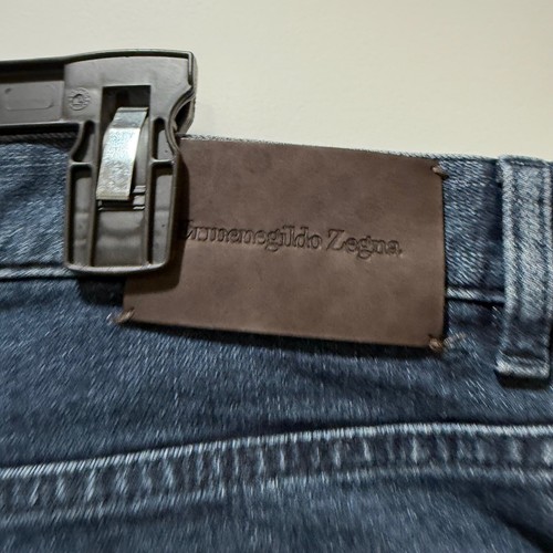 Ermenegildo Zegna Denim Jeans Dark Wash Casual Pants Size 40 - Picture 4 of 9