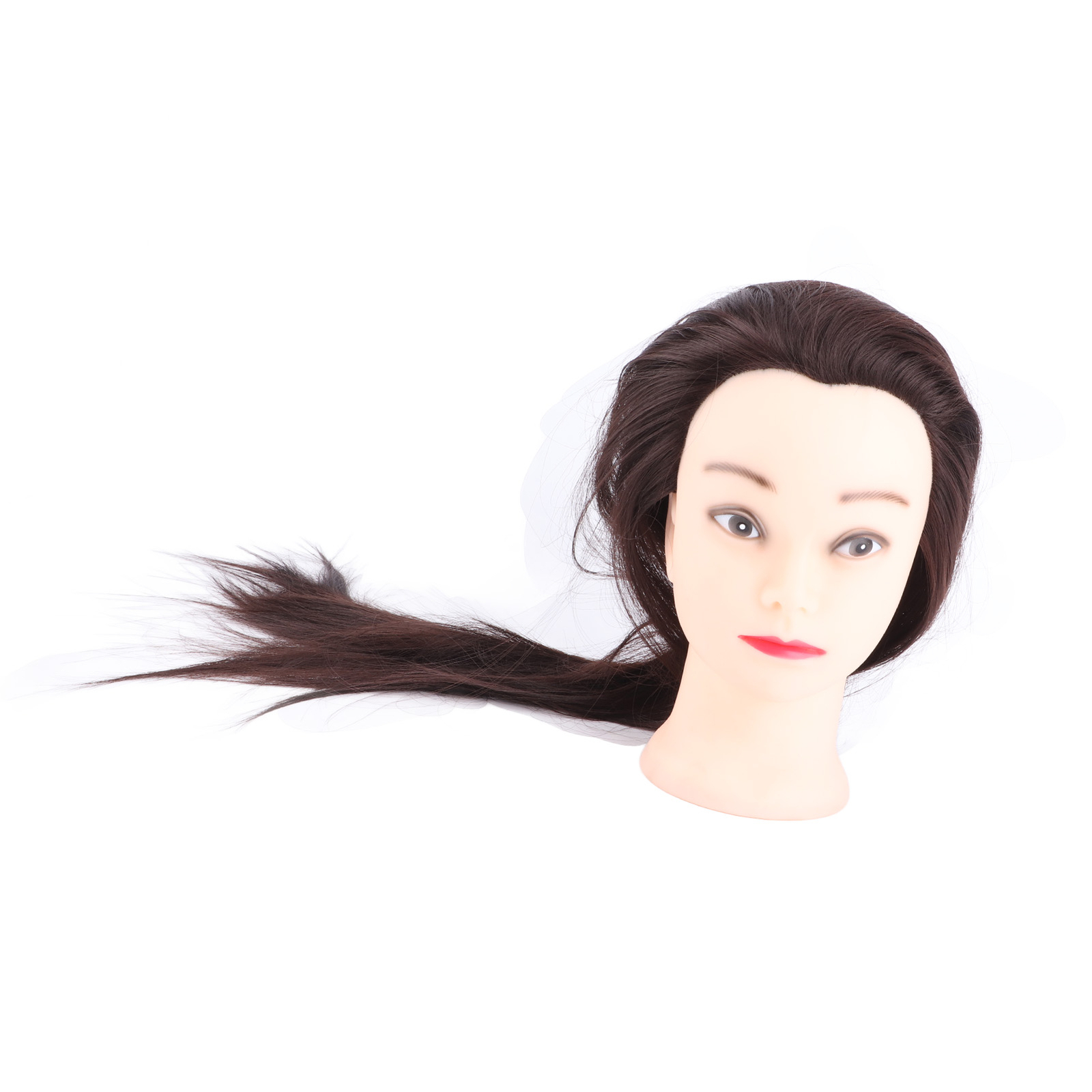 24'' Long Hair Hairdressing Mannequin Salon Training Head Model Doll With Clamp