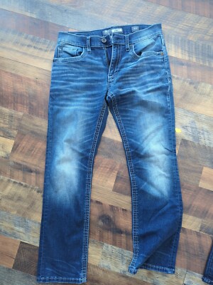 BKE Jake - Straight - Jeans - Men's 31X30 Blue Denim -  Buckle - Style #ABS16326