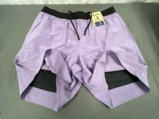 NWT Chubbies The Purple Squrples 7” Athlounger Compression Lined Shorts Medium