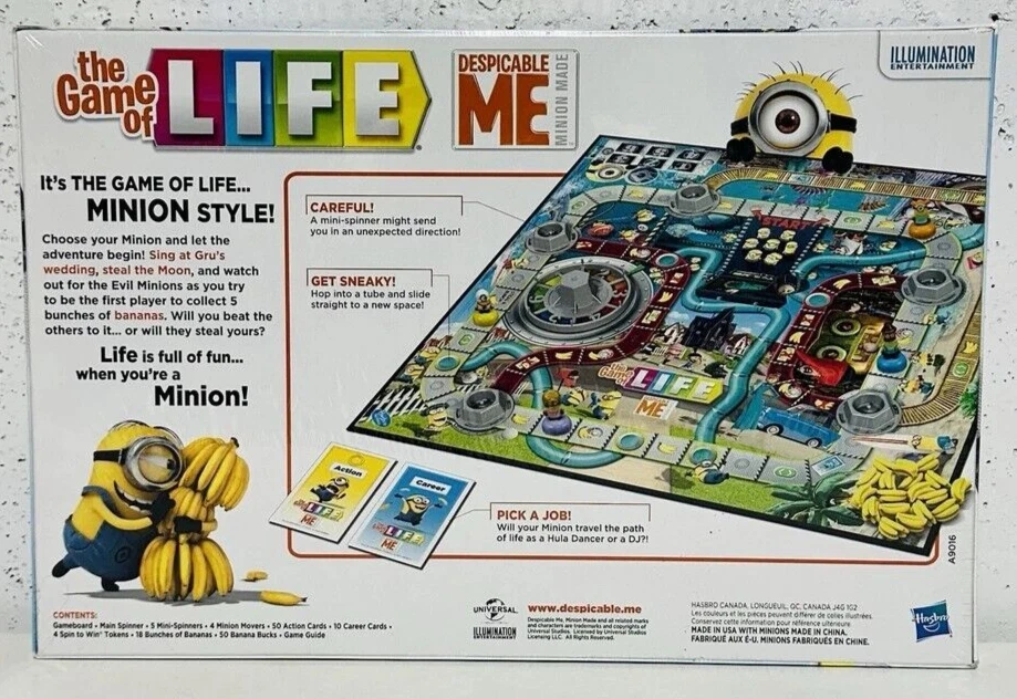 Despicable Me Minions Edition The Game of Life Game by Hasbro - Image 2 of 4