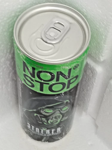 NON STOP S.T.A.L.K.E.R. GREEN Energy Drink  EMPTY Can 250ml Ukraine 2025 Collect - Picture 8 of 11