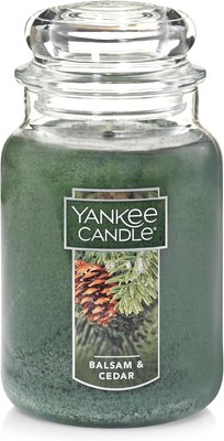 Yankee Candle Balsam & Cedar 22oz Large Jar Candle