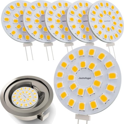 G4 LED Lampen 2W 6er Pack Warmweiß 3000K Ersatz für 20W Halogen
