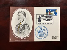 United Kingdom 1970 - 150 Yrs Florence Nightingale card stamp set London S.E.I.