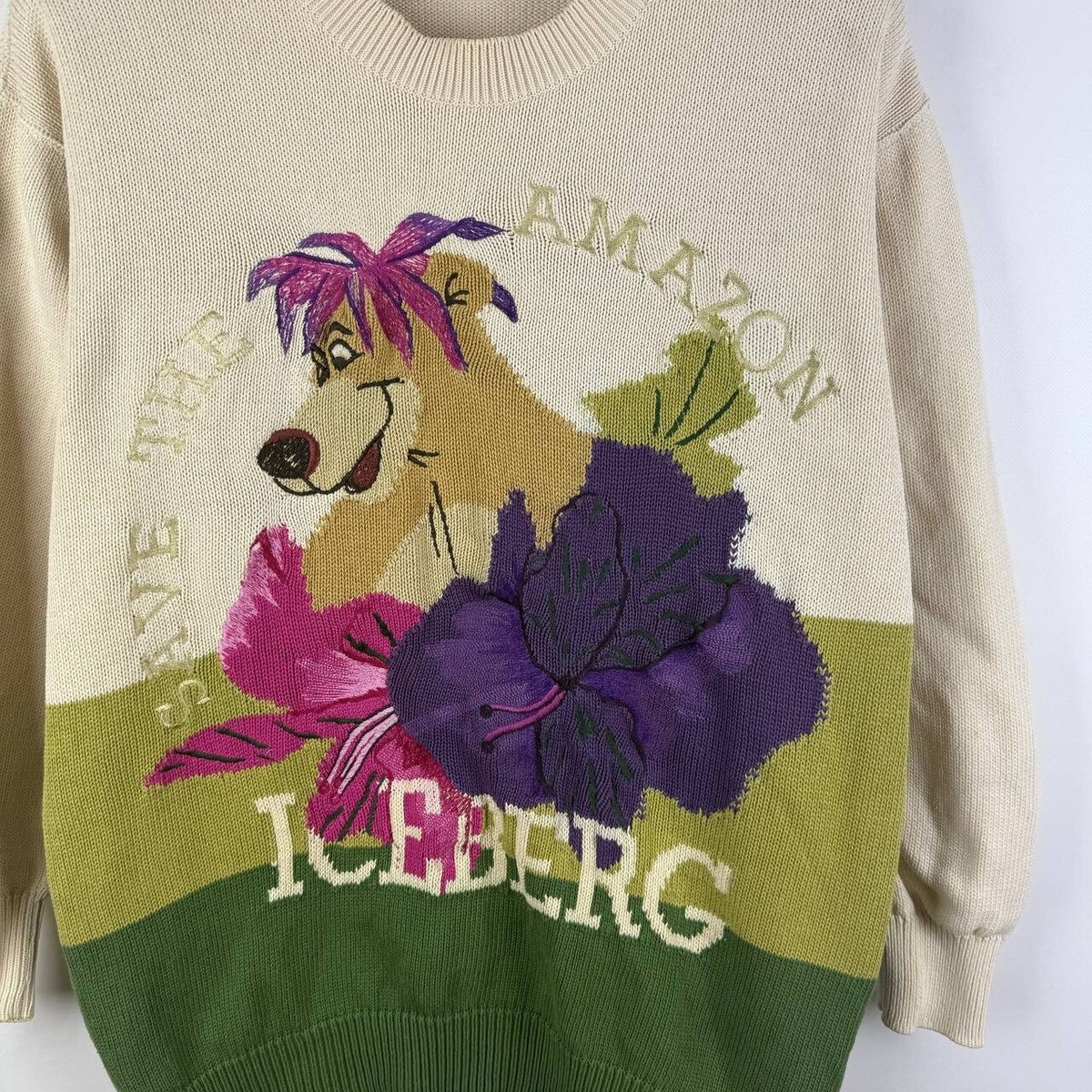 Vintage 1990 ICEBERG Save The Amazon Baloo Bear Disney