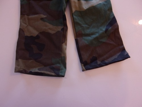 TODDLER BDU WOODLAND CAMOFLAUGE PANTS 3T STRETCHABLE WAIST FOR FAST GROW MADE IN - Picture 5 of 15